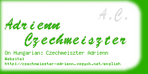 adrienn czechmeiszter business card